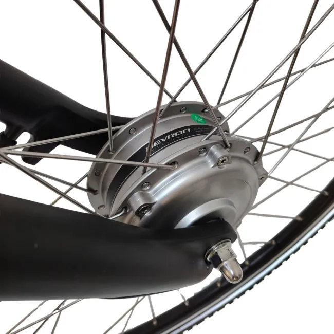 Bicicleta electrica Devron 28220 - 28 inch, M, Negru