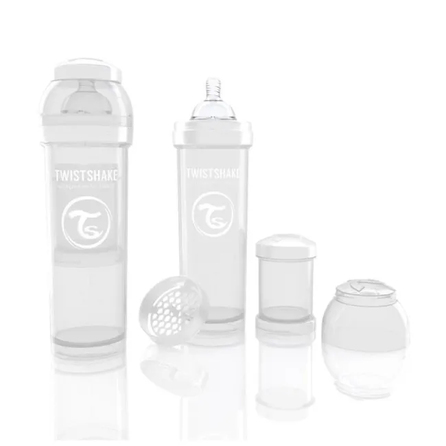 Biberon Anticolici Twistshake 330 Ml - Alb
