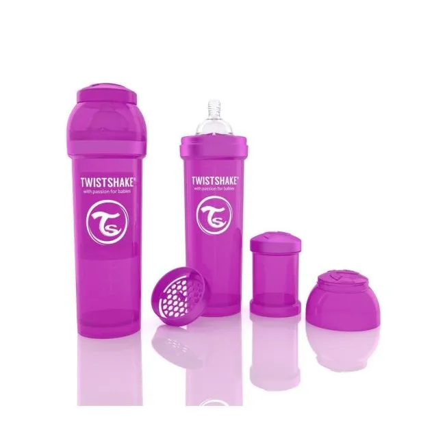 Biberon Anticolici Twistshake 330 Ml - Violet