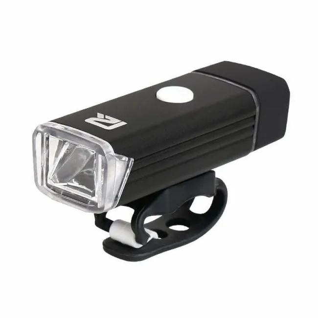Set Lumini Bicicleta P2R NITION 10C USB, Acumulator Li-Pol, Negru