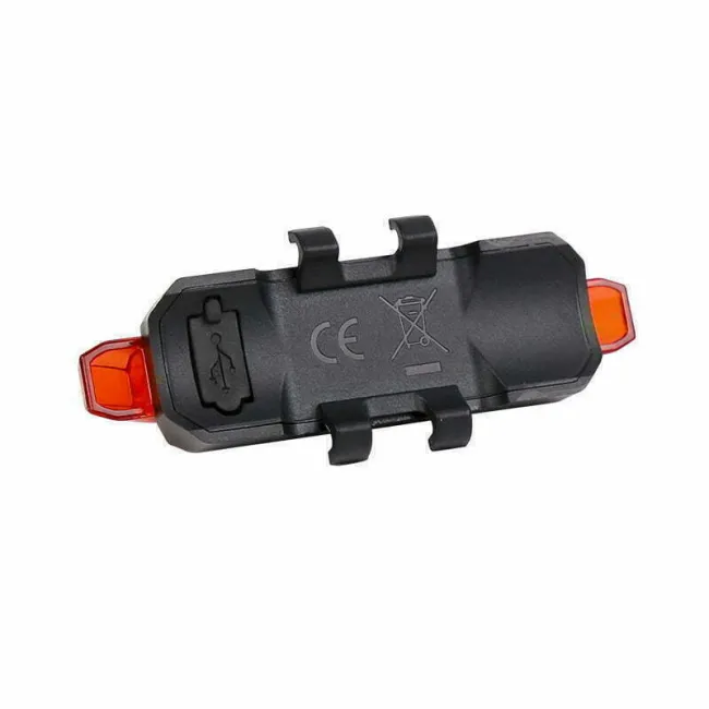 Set Lumini Bicicleta P2R NITION 10C USB, Acumulator Li-Pol, Negru