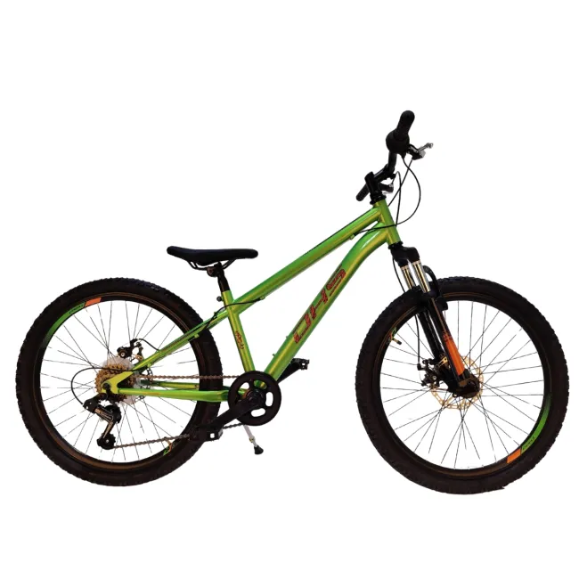 Bicicleta Copii DHS Sonic FS Disc - 24 inch, Verde