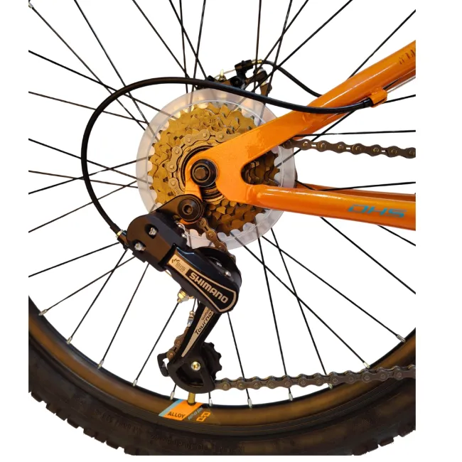 Bicicleta Copii DHS Sonic FS Disc - 24 inch, Portocaliu