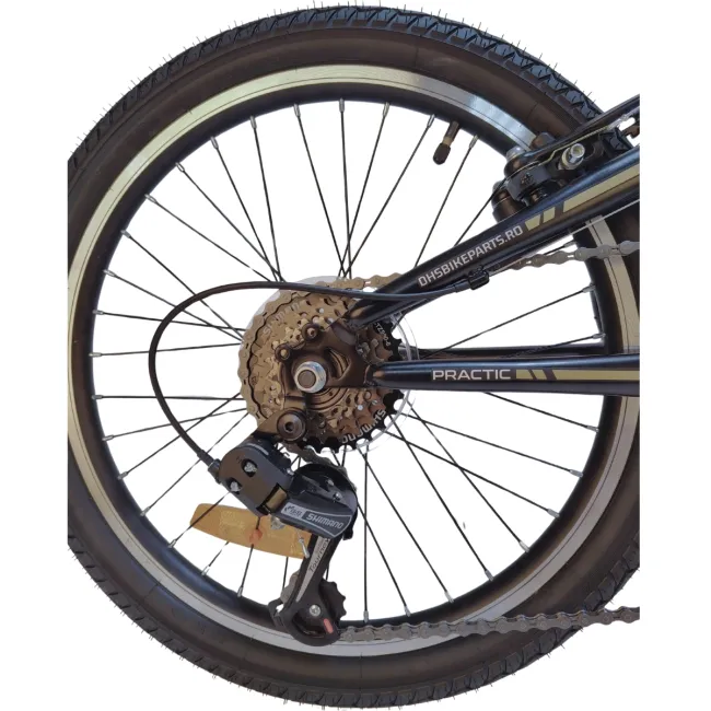 Bicicleta Pliabila Devron Practic 30 - 20 inch, Negru