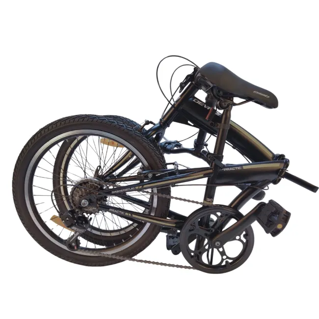 Bicicleta Pliabila Devron Practic 30 - 20 inch, Negru