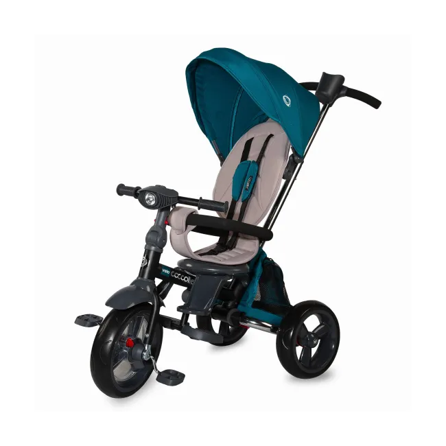 Tricicleta Copii Multifunctionala 4 In 1 Coccolle Velo - Turcoaz