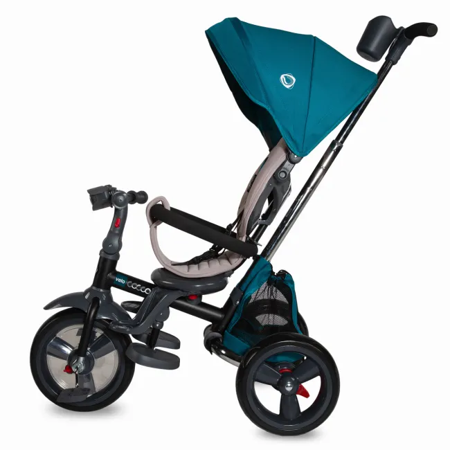 Tricicleta Copii Multifunctionala 4 In 1 Coccolle Velo - Turcoaz
