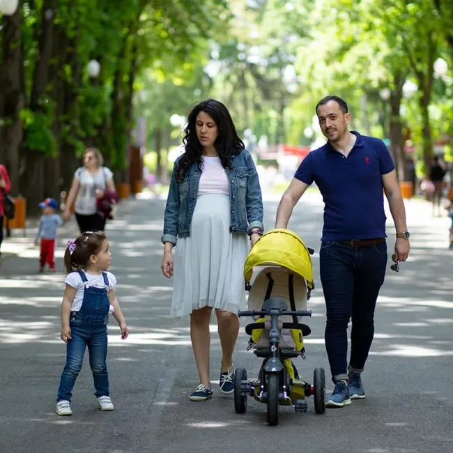 Tricicleta Multifunctionala 4 In 1 Coccolle Velo - Violet