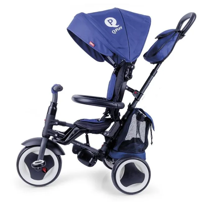 Tricicleta Pliabila QPlay Rito Plus - Albastru