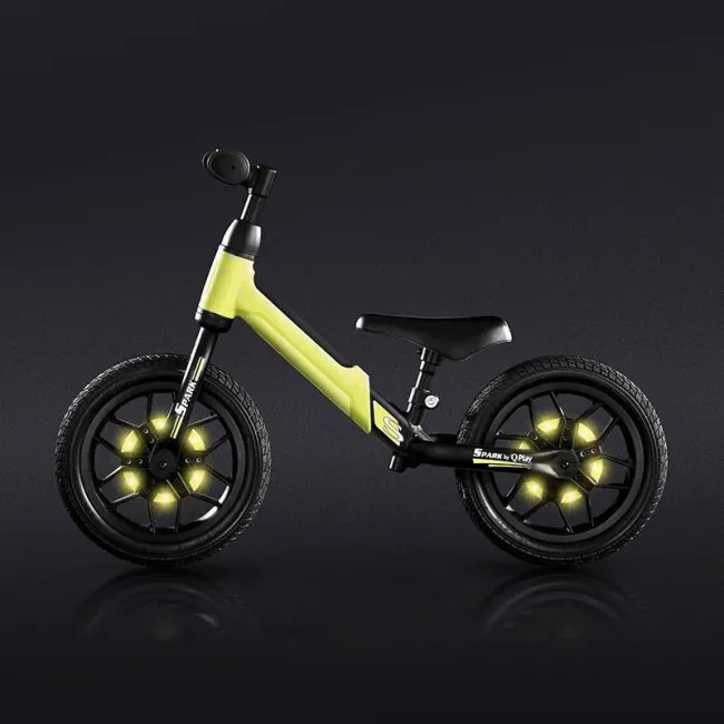 Bicicleta Copii QPlay Spark - 12 Inch, Verde