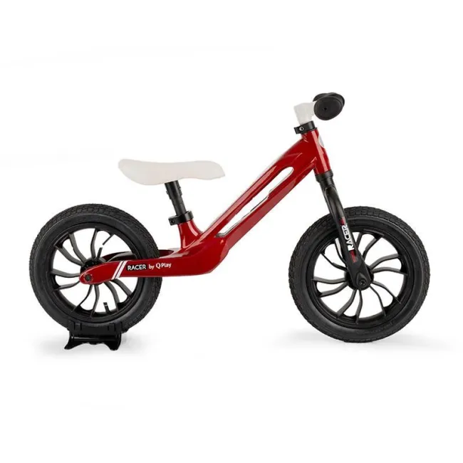 Bicicleta Copii QPlay Racer - 12 Inch, Rosu