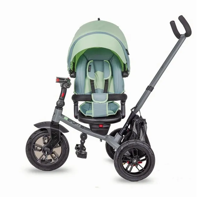 Tricicleta Multifunctionala Coccolle Pianti - Verde
