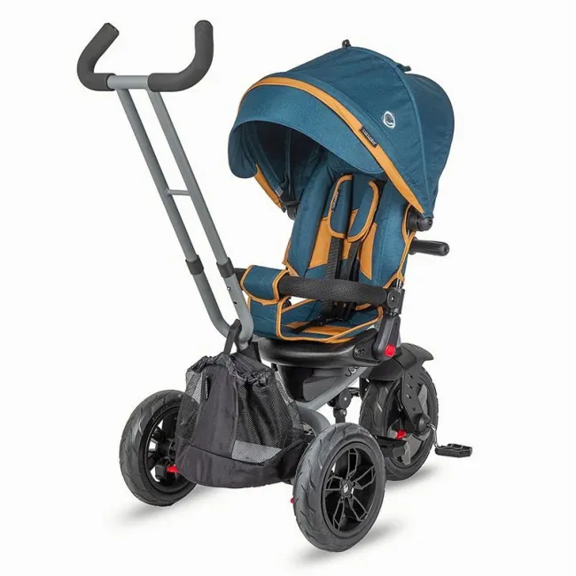 Tricicleta Multifunctionala Coccolle Pianti - Albastru