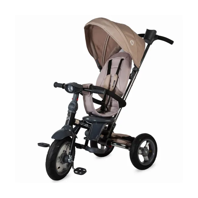 Tricicleta multifunctionala 4in1 cu sezut reversibil Coccolle Velo Air Bej