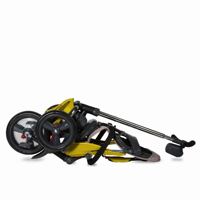 Tricicleta Copii Multifunctionala 4 In 1 Coccolle Velo - Galben