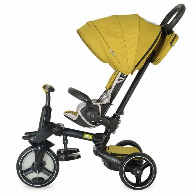 Tricicleta Multifunctionala Coccolle Alto - Galben