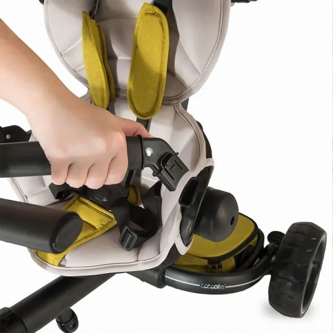Tricicleta Multifunctionala Coccolle Alto - Galben
