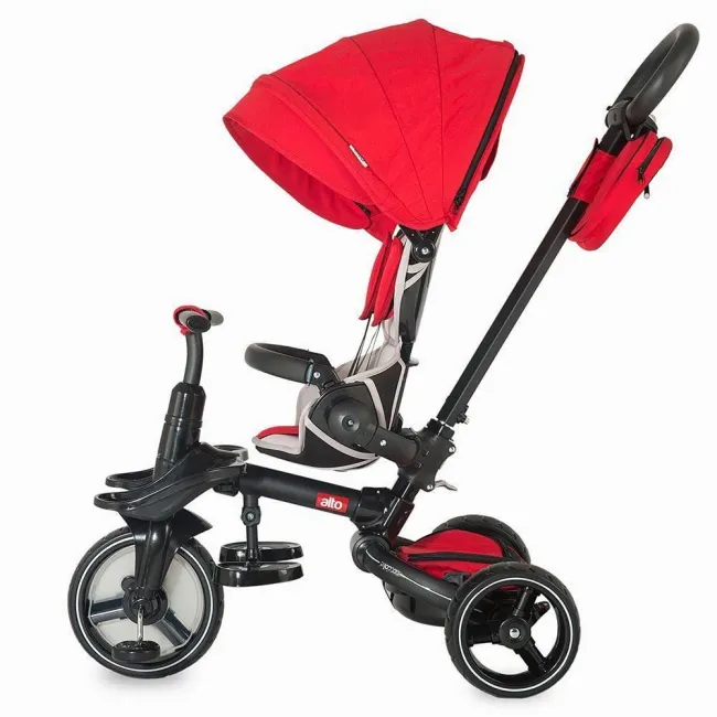 Tricicleta Multifunctionala Coccolle Alto - Rosu