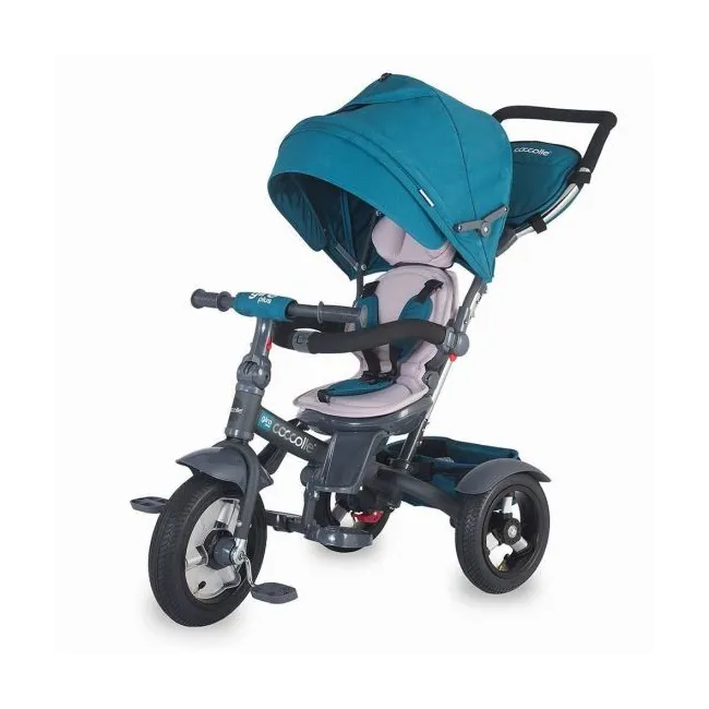Tricicleta Copii Multifunctionala Coccolle Giro Plus - Albastru
