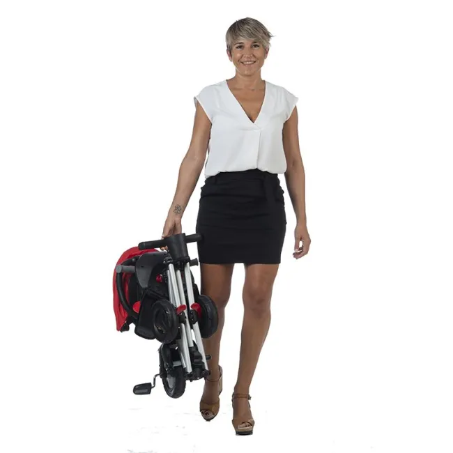 Tricicleta Ultrapliabila QPlay Nova - Rosu