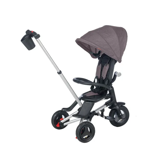 Tricicleta Ultrapliabila QPlay Nova Rubber - Negru