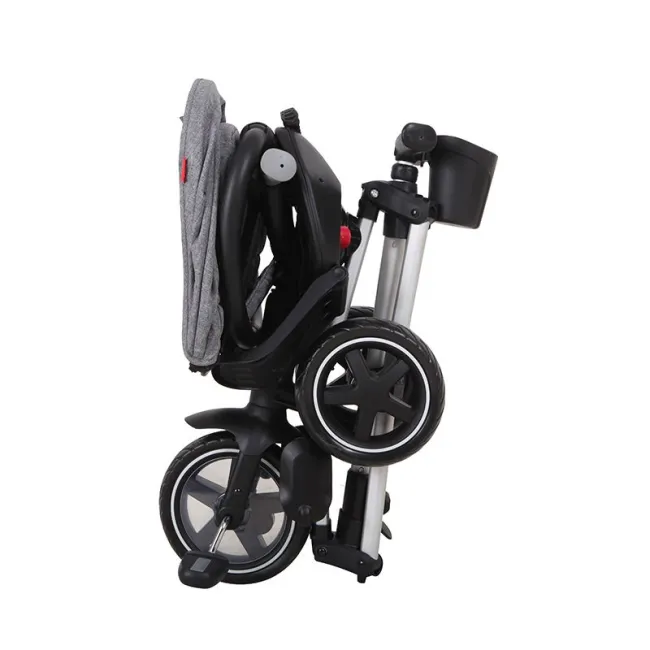 Tricicleta Ultrapliabila QPlay Nova Rubber - Negru