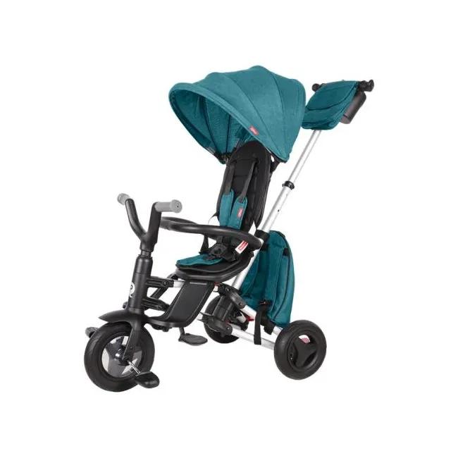 Tricicleta Ultrapliabila QPlay Nova Rubber - Turcoaz