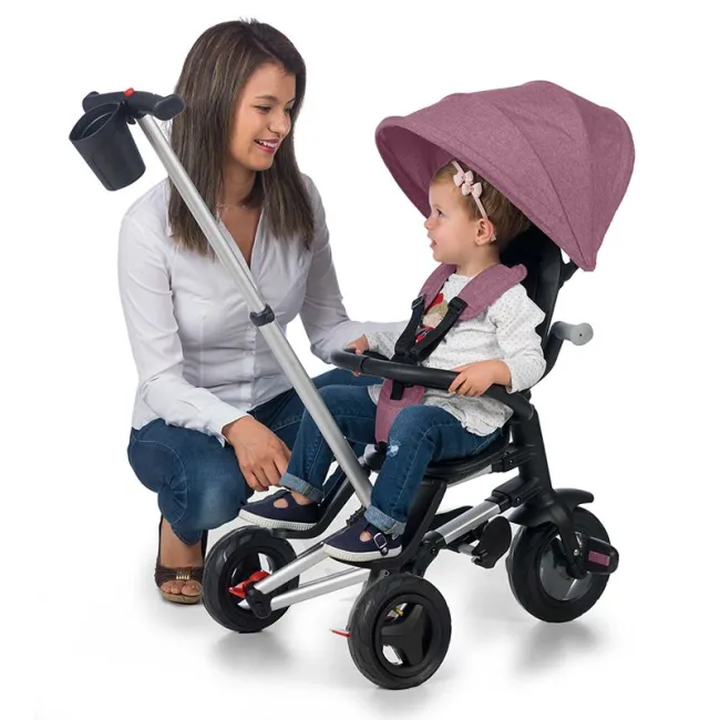 Tricicleta Copii ultrapliabila Qplay Nova Air violet