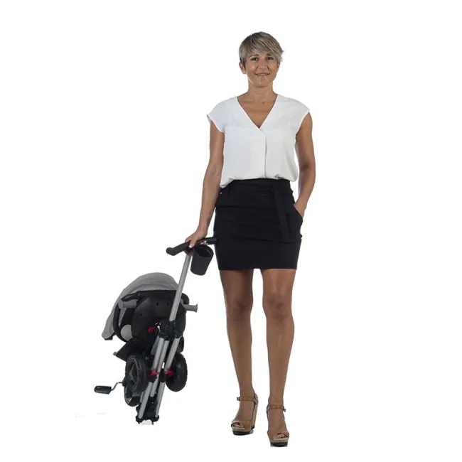 Tricicleta Ultrapliabila QPlay Nova - Gri