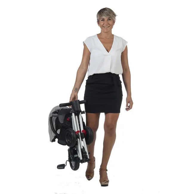 Tricicleta Ultrapliabila QPlay Nova - Gri