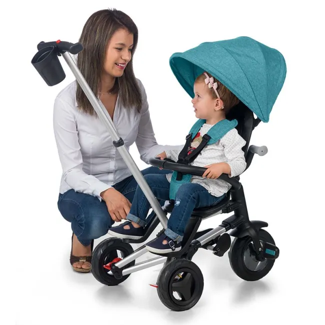 Tricicleta Ultrapliabila QPlay Nova - Turcoaz
