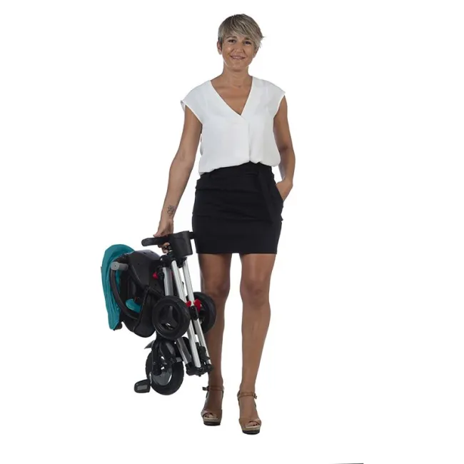 Tricicleta Ultrapliabila QPlay Nova - Turcoaz