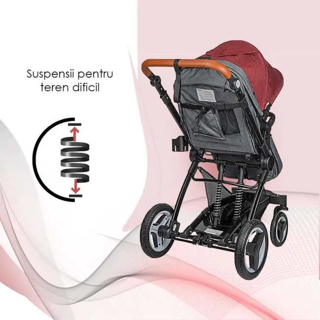 Carucior Transformabil 3 In 1 Coccolle Ambra - Bej