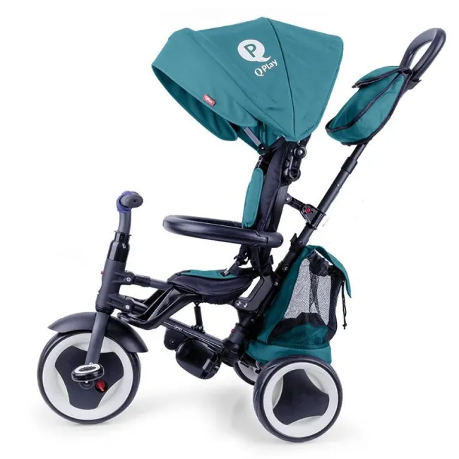 Tricicleta Pliabila QPlay Rito Plus - Turcoaz