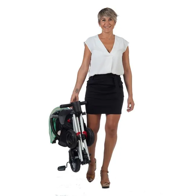 Tricicleta Ultrapliabila QPlay Nova - Verde
