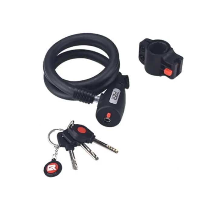Antifurt Bicicleta P2R SPIRO - 12 x 1500 mm, Negru