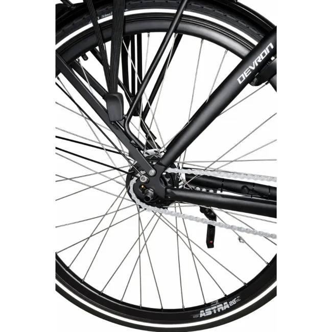 Bicicleta Electrica Devron 28426 - 28 Inch, L, Negru