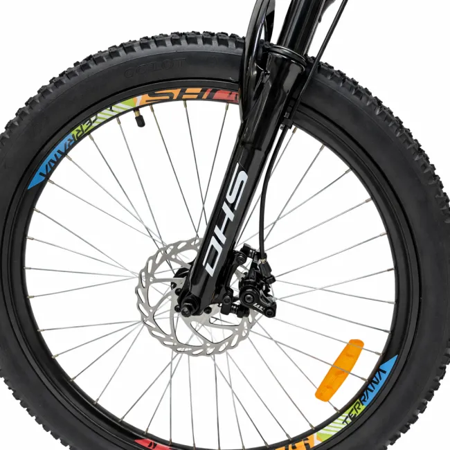 Bicicleta Copii Dhs Terrana 2423, model 2026 - 24 Inch, Albastru-Negru