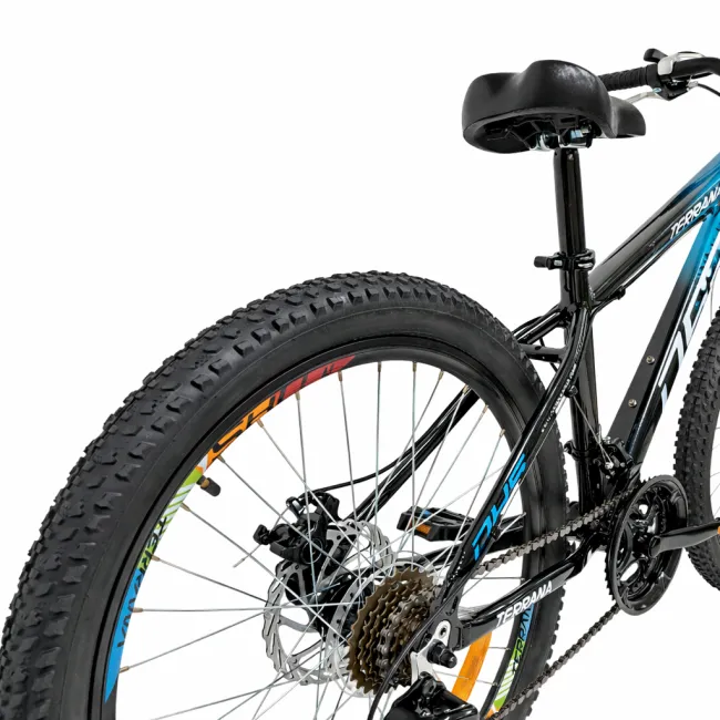 Bicicleta Copii Dhs Terrana 2423, model 2026 - 24 Inch, Albastru-Negru