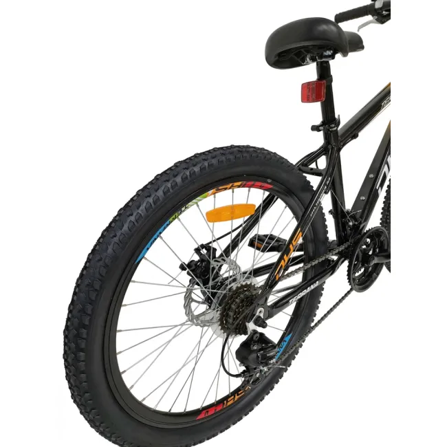 Bicicleta Copii Dhs Terrana 2423, model 2026 - 24 Inch, Portocaliu-Negru