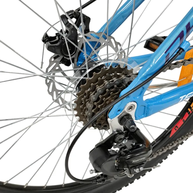 Bicicleta Copii Dhs Terrana 2423, model 2026 - 24 Inch, Violet-Albastru