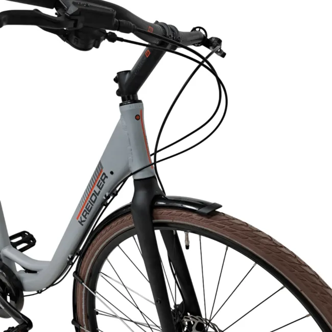 Bicicleta Trekking Kreidler 52857 - 28 inch, M, Gri