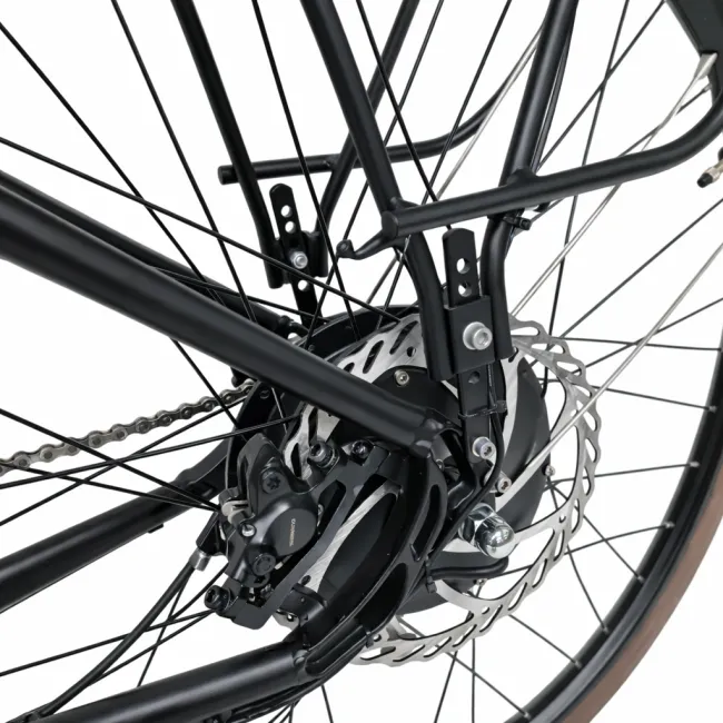 Bicicleta electrica Trekking Prophete 51581 - 28 inch, XL, Negru