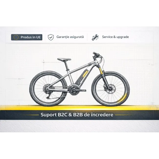 Bicicleta electrica Trekking Prophete 51581 - 28 inch, XL, Negru