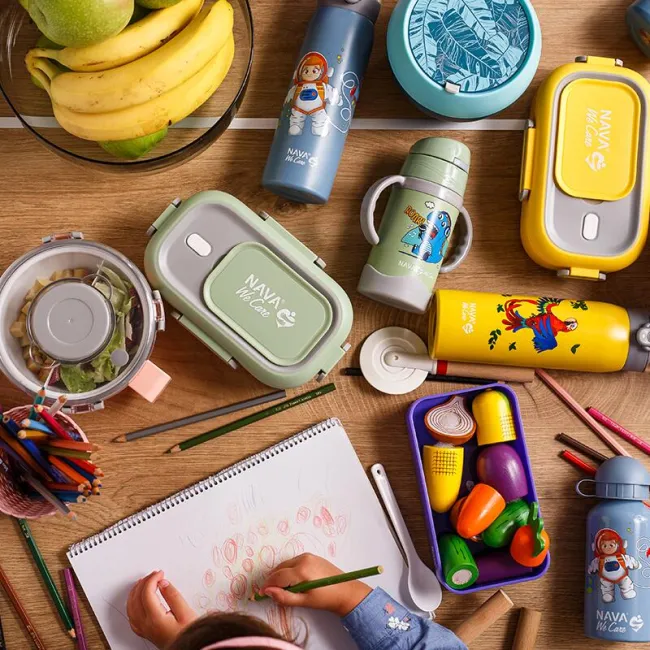 Lunchbox Nava We care 800 ml roz
