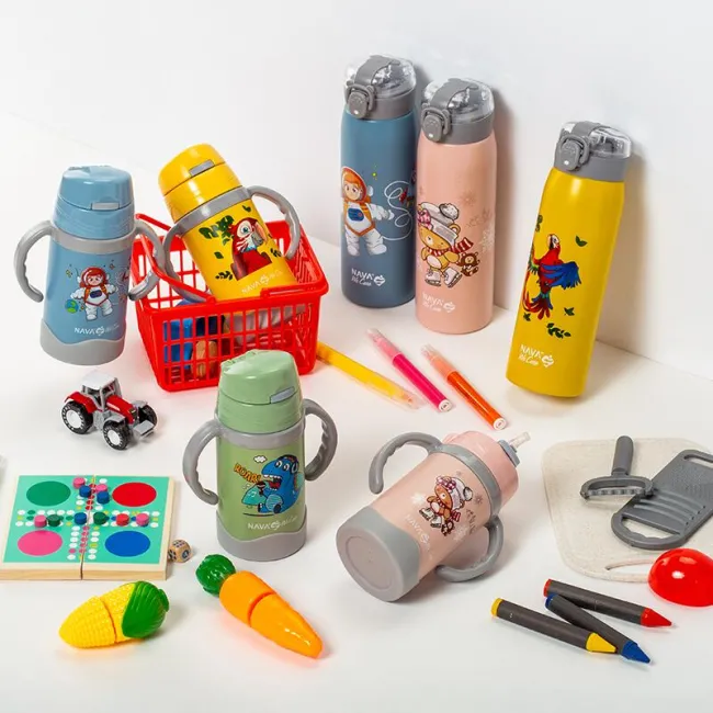 Sticla termoizolanta Nava We care 300 ml roz