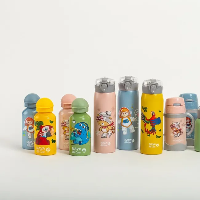 Sticla termoizolanta Nava We care 400ml verde