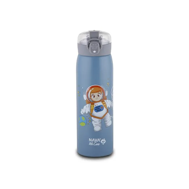 Sticla termoizolanta Nava We care 500ml albastru