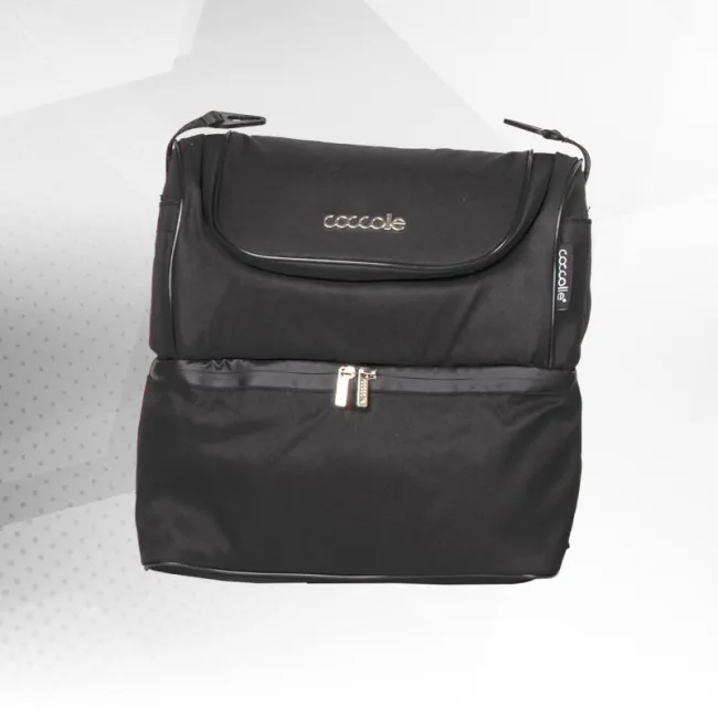 Carucior modular 2in1 Coccolle Serry Jet black+ Scoica auto iSize Coccolle Knox Black