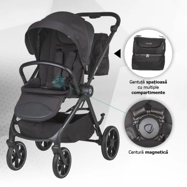 Carucior modular 2in1 Coccolle Serry Jet black